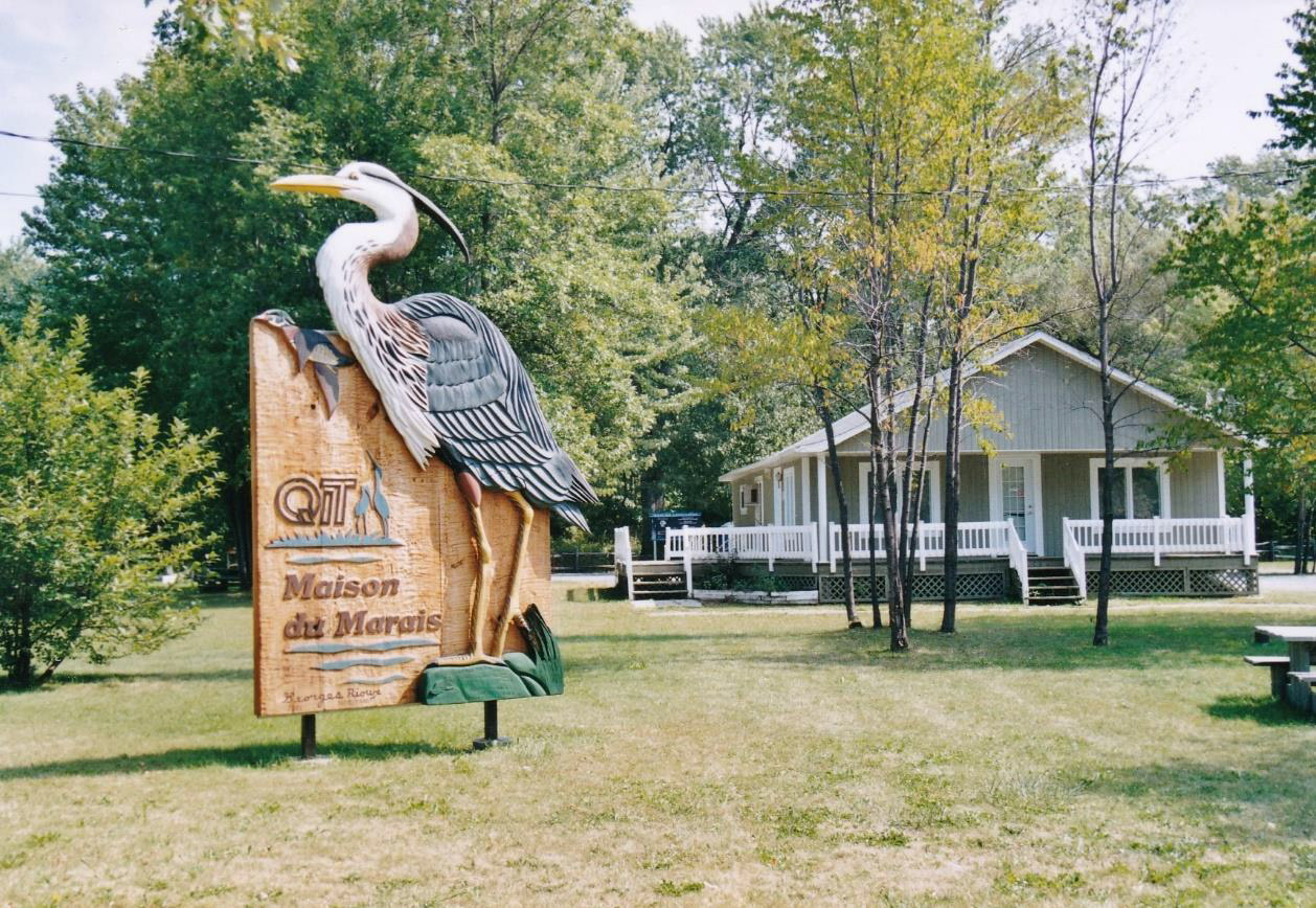 ￼La Maison du marais au printemps 2001.